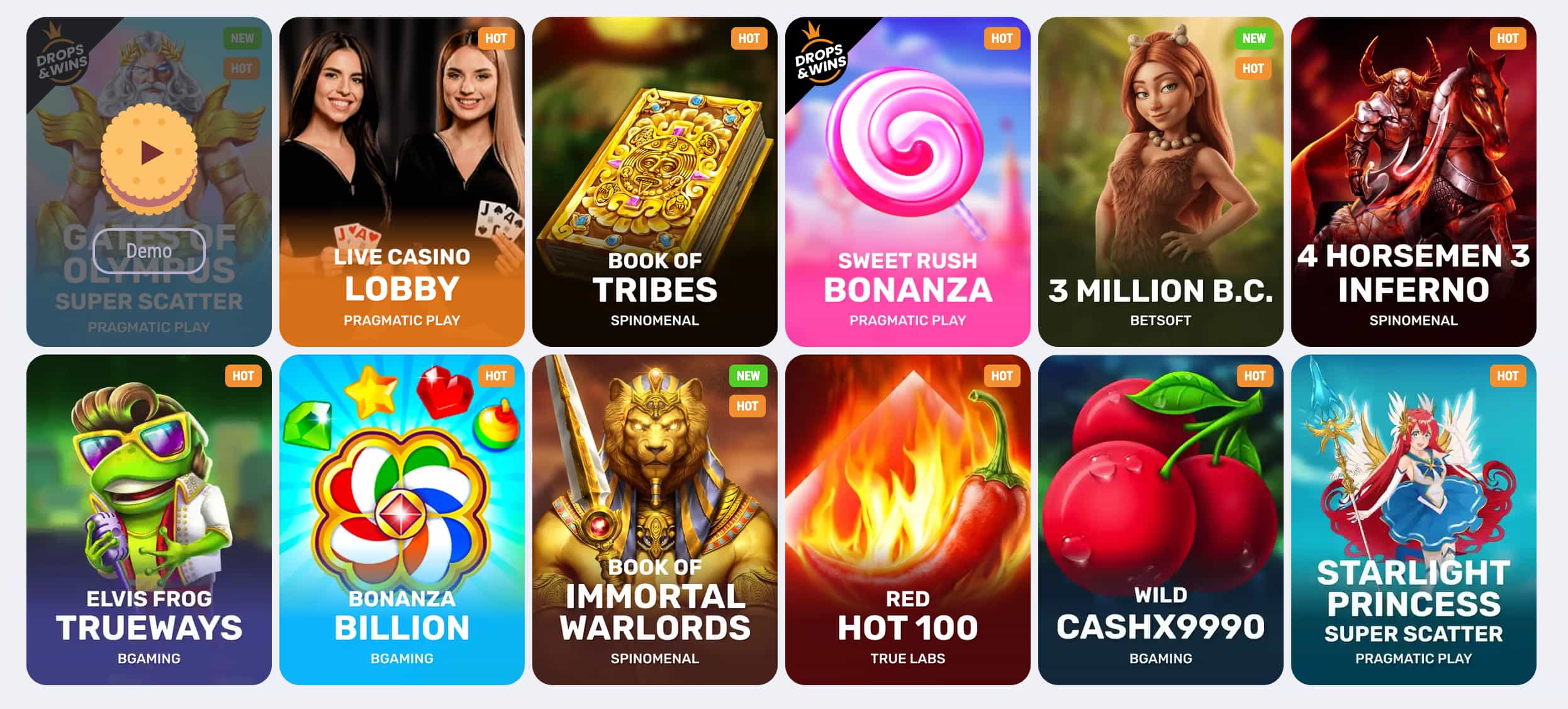 Cookie Casino Canada lobby overview on desktop and mobile